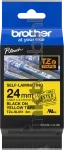 Brother TZe-SL651 zwart op geel breedte 24 mm