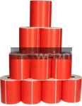 Huismerk Zebra  10-pack verzendetiketten 150 mm x 102 mm  rood Product only