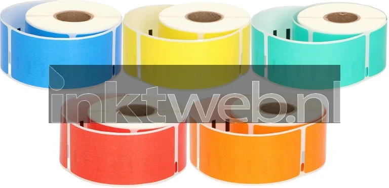 Huismerk Dymo 99012 adreslabel 5-pack 260 mm x 89 mm  kleur