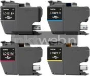 Brother LC-421 Multipack 4-pack zwart en kleur Product only