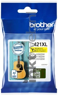 Brother LC-421XLY geel