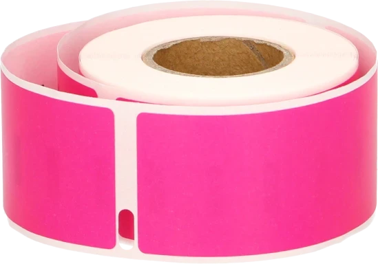 Huismerk Dymo 99010 standard address 89 mm x 28 mm  roze