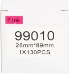 Huismerk Dymo  99010 standard address 28 mm x 89 mm  roze Front box