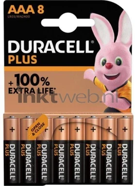 Duracell AAA Plus Power 100% 8-pack