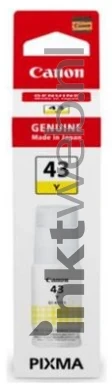 Canon GI-43Y inktfles geel Front box