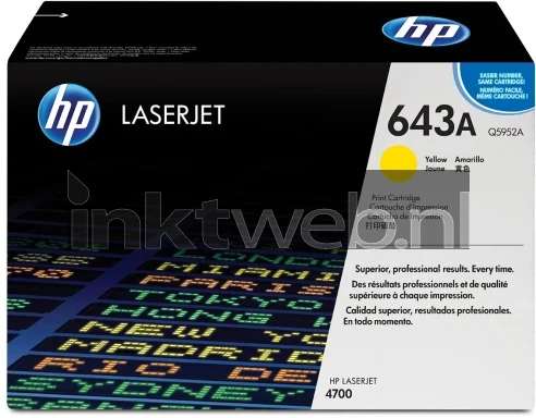 HP 643A geel