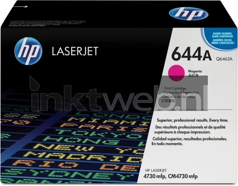 HP 644A magenta Front box