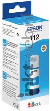 Epson 112 inktfles cyaan Front box