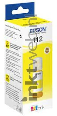 Epson 112 inktfles geel Front box