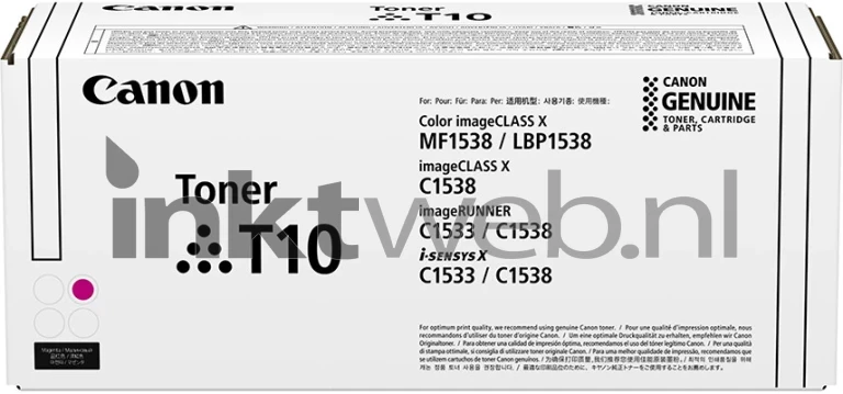 Canon T10 magenta Front box