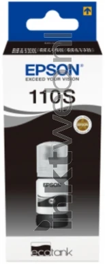 Epson 110S inktfles zwart Front box