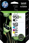 HP 950XL / 951 Multipack zwart en kleur (Origineel Hoge Capaciteit)