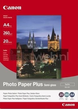 Canon SG-201 Fotopapier Plus Halfglanzend | A4 | 260 gr/m² 1 stuks