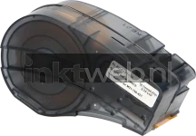 Huismerk Brady  M21-750-427 gelamineerde vinyl tape zwart op wit breedte 19.1 mm Outlet