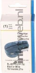 Huismerk Brady  M21-750-427 gelamineerde vinyl tape zwart op wit breedte 19.1 mm Front box