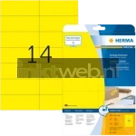 Herma 5058 Verwijderbare papieretiket 105 x 42,3mm geel (Origineel)