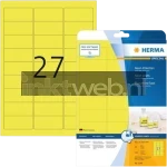 Herma 5140 Permanente papieretiket 63,5 x 29,6mm neon kleur (Origineel)