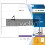 Herma 5095 Permanente Papieretiket 192 x 61mm wit (Origineel)