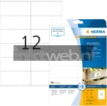 Herma 10908 Permanente Papieretiket 105 x 48mm wit (Origineel)