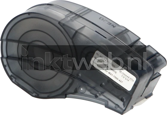 Huismerk Brady M21-1500-427 zwart op wit breedte 38.1 mm