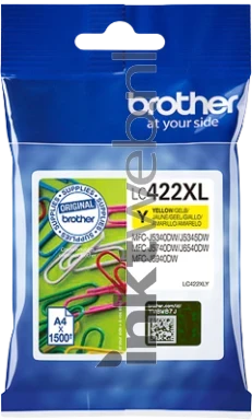 Brother LC-422XL geel Front box