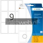 Herma 2470 Permanente papieretiket 34 x 53 mm wit (Origineel)