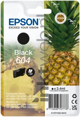 Epson 604 zwart