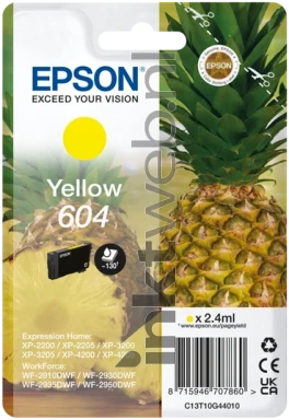 Epson 604 geel