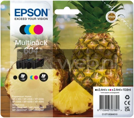Epson 604 Multipack zwart en kleur