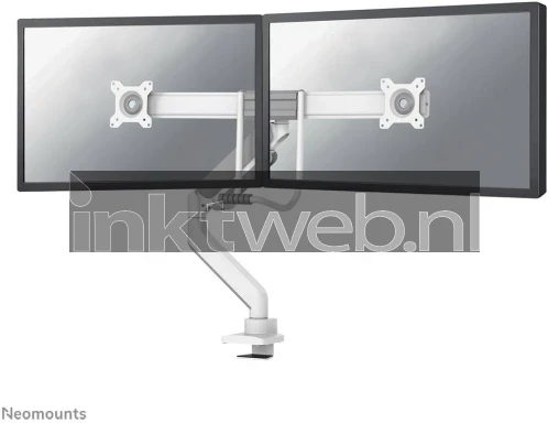 Neomounts DS75-450WH2 | Monitorarm met bureausteun wit