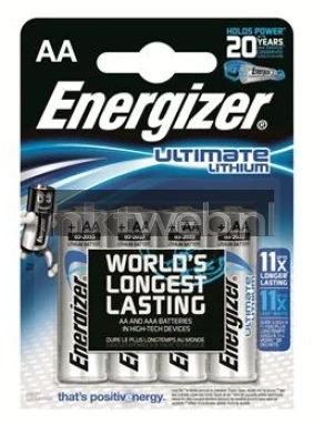 Energizer Lithium AA, 3000 mAh Front box