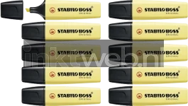 Stabilo Markeerstift Boss Pastel Geel 10-Pack Product only