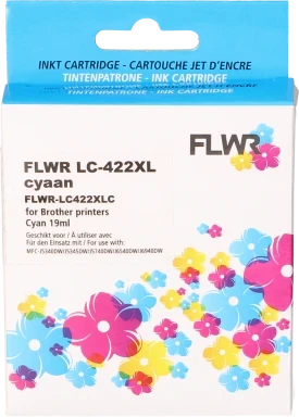 FLWR Brother LC-422XL cyaan