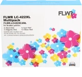 FLWR Brother LC-422XL Multipack zwart en kleur (Huismerk (compatible))