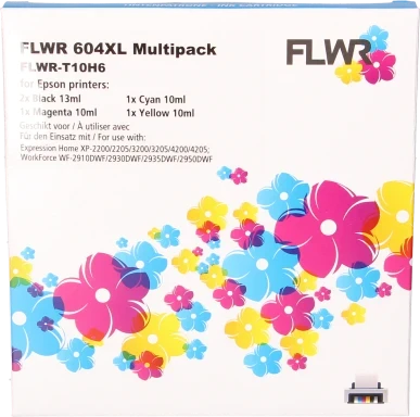 FLWR Epson 604XL Multipack zwart en kleur
