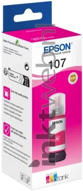 Epson 107 magenta Front box