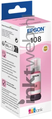 Epson 108 licht magenta Front box