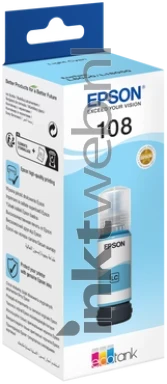 Epson 108 licht cyaan Front box