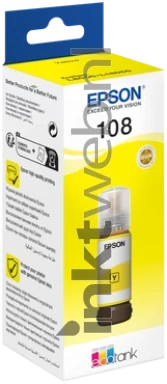 Epson 108 geel Front box