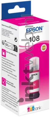 Epson 108 magenta Front box