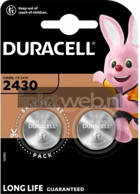 Duracell lithium CR2430 3V (2 stuks)