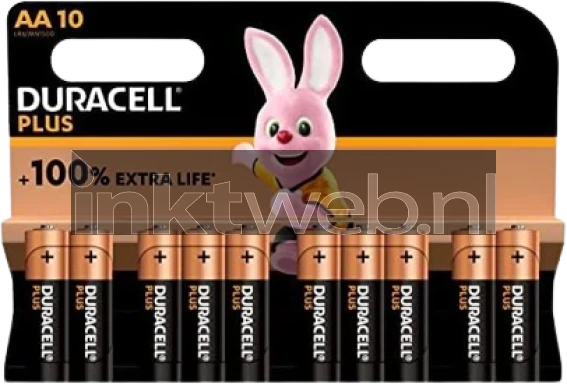 Duracell Alkaline Mignon AA LR06 1.5V Plus(10-Pack)