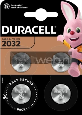 Duracell CR2032, 3V (4-Pack)
