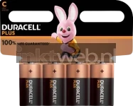 Duracell Alkaline Baby C LR14 1.5V Plus (4-pack)  (Origineel)