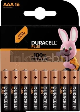 Duracell Alkaline Micro AAA LR03 1.5V Plus (16-Pack)