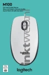 Logitech Muis M100 USB wit Front box