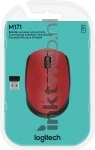 Logitech Muis M171 Wireless rood Front box