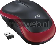 Logitech Muis M185 Wireless rood Product only