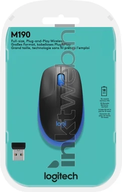 Logitech Muis M190 Wireless blauw