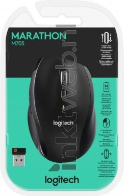 Logitech Muis M705 Marathon Wireless Unifying grijs